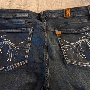 Wrangler Aura Jeans 12 Tall Stretch Midrise